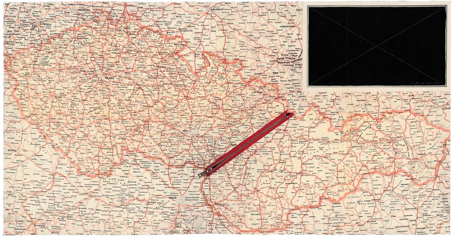 Patrik Kovačovský, Delenie a spájanie, 1998–2011, kombinovaná technika na papíře